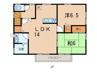 コンフォートⅡの物件間取画像